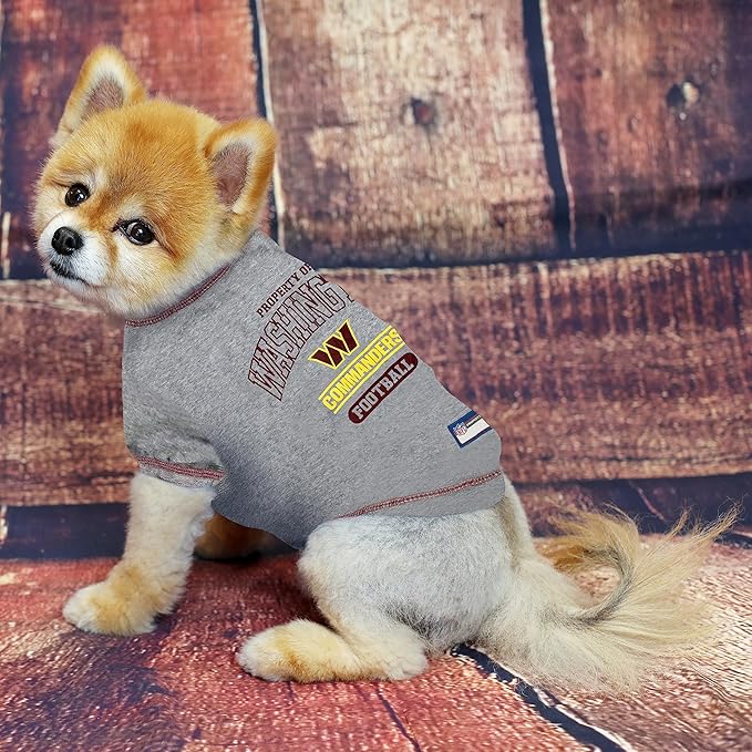 Pets First PET Shirt for Dogs & Cats - NFL Washington Commanders Dog T-Shirt, X-Large. - Cutest Pet Tee Shirt for The Real Sporty Pup! (WAC-4014-XL) (Pack of 2)