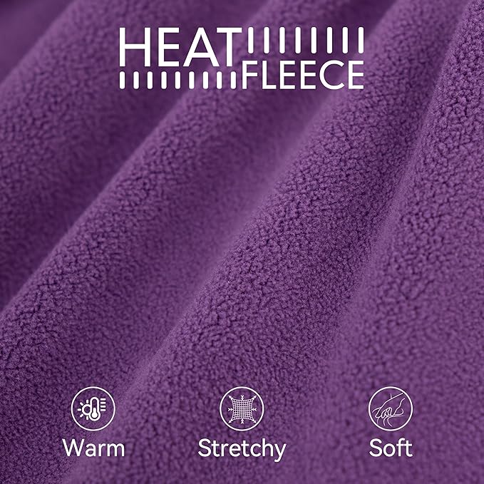cyeollo Small Dog Sweater, Fleece Dog Sweaters Turtleneck Vest Soft Puppy Sweatshirt Stretchy Pet Fall Autumn Coat Warm Winter Clothes for Small Dogs Girl, Purple L