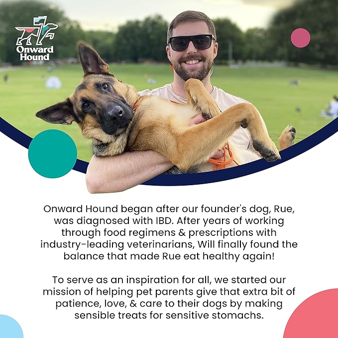 Onward Hound Training Treats for Dogs - Soft Bacon - Low Calorie Dog Training Treats for Sensitive Stomachs with Single Source Premium Protein, Corn Free, & Soy Free Formula - 10 oz