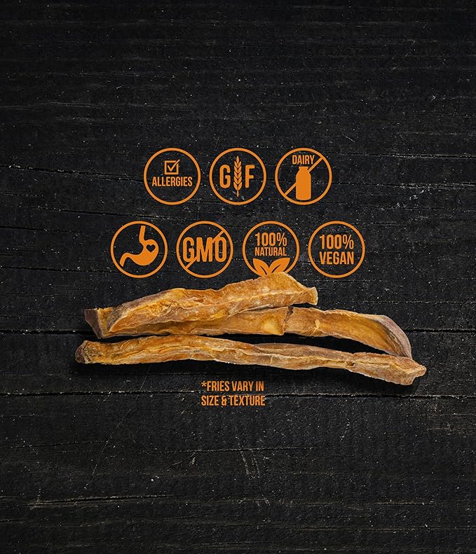 Wholesome Pride Sweet Potato Fries 100% All-Natural Single Ingredient Dog Treats, 8 oz