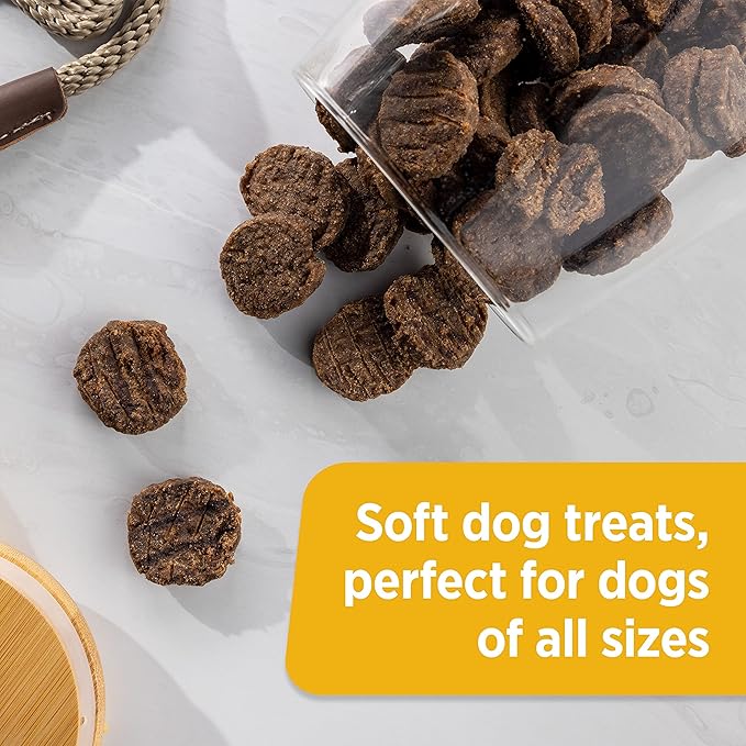 Nutrish Rachael Ray Burger Bites Dog Treats, Beef Recipe with Bison, 30 oz. Pouch