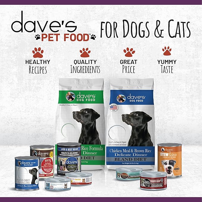 Dave's Pet Food Grain Free Wet Canned Cat Food Pate (Gobblicious Gourmet), Made in USA Naturally Healthy, Added Vitamins & Minerals, 13 oz Cans (12 Pack)