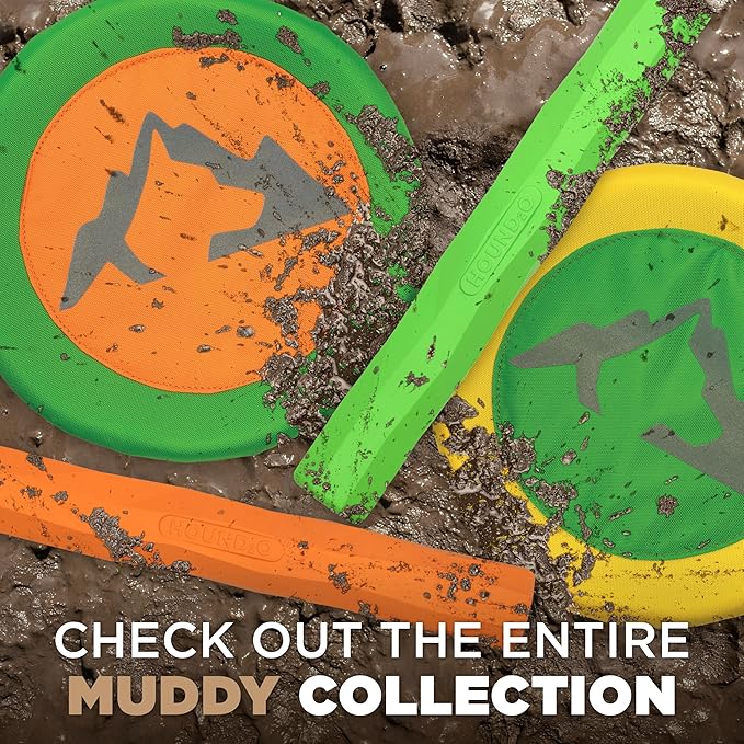 Playology Hound2O Dog Toys | Reflective Flyer Toy Frisbee for Dogs | Green Outdoor Toy - Easy to Clean and Made from Non Toxic Materials